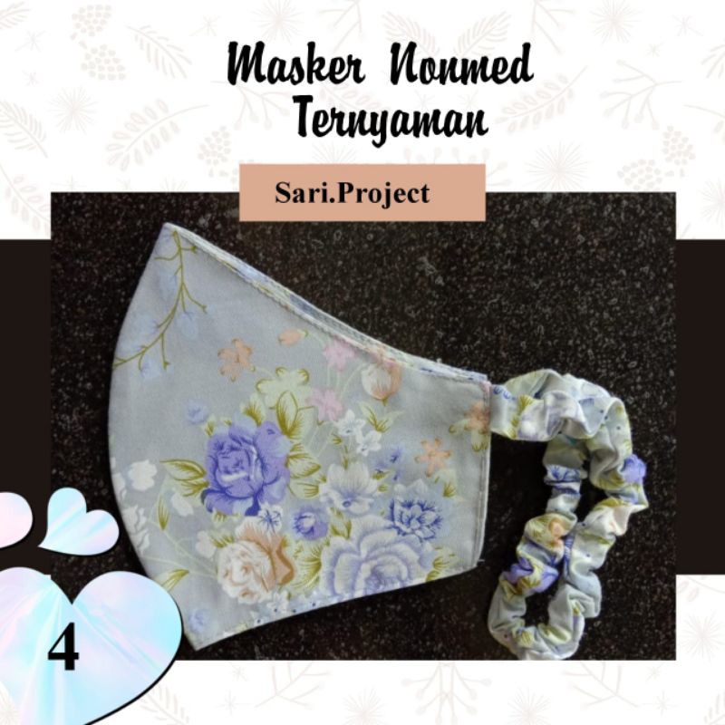 Masker hijab-masker-masker kain-masker medis-masker duckbill-masker duckbill sensi-masker daisy