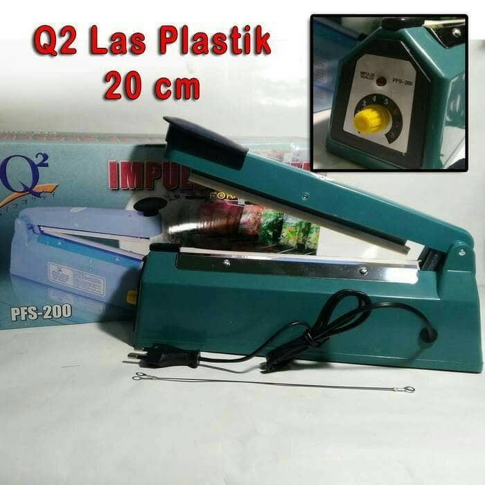 Q2 Impulse Sealer 8200 20cm Press Plastik Mesin Press