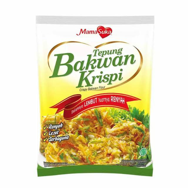 

Tepung Bakwan Krispi Mamasuka 100gr