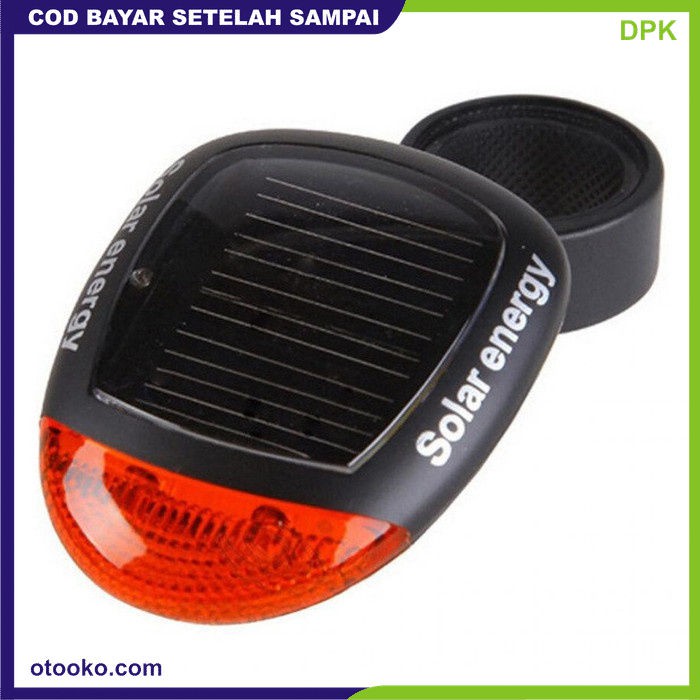 Lampu Sepeda Belakang Tenaga Solar Energy rechargeable tail light