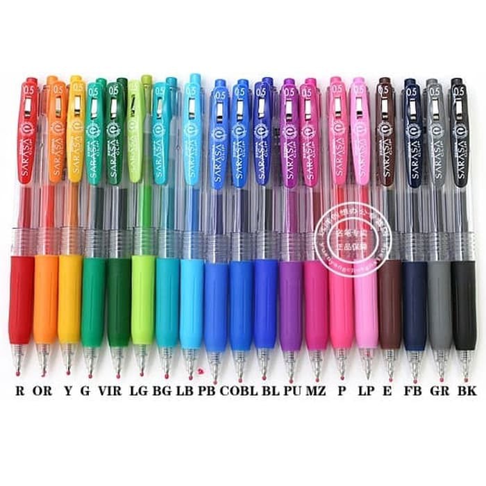 

PULPEN GEL SARASA CLIP 0.7 0.5 - TERMURAH-NEW