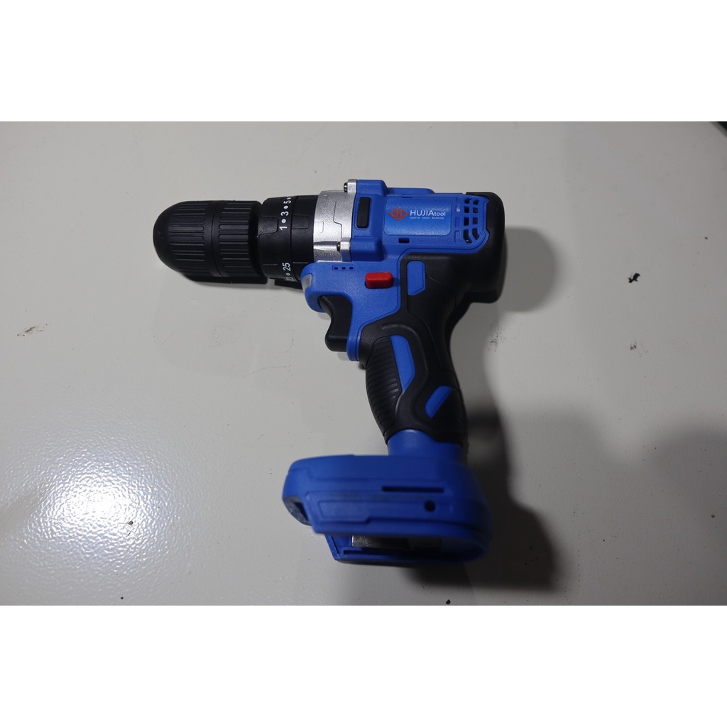 HUJIA BOR CORDLESS BRUSHLESS IMPACT 13MM PRO-2021 kecil (UNIT ONLY bekas review & tes) Slot baterai 