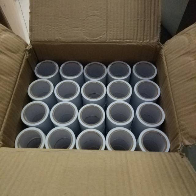 Duct Tape Lem, Isolasi / Lakban Pipa AC Warna Putih Per DUS