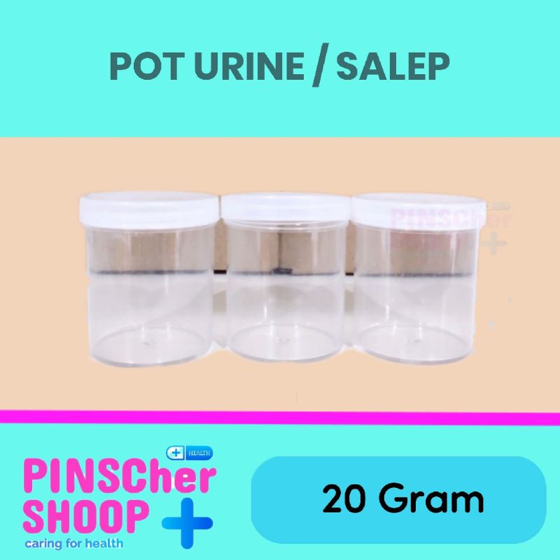 Pot Salep 20 Ml Pot Urin Pot Cream / Pcs