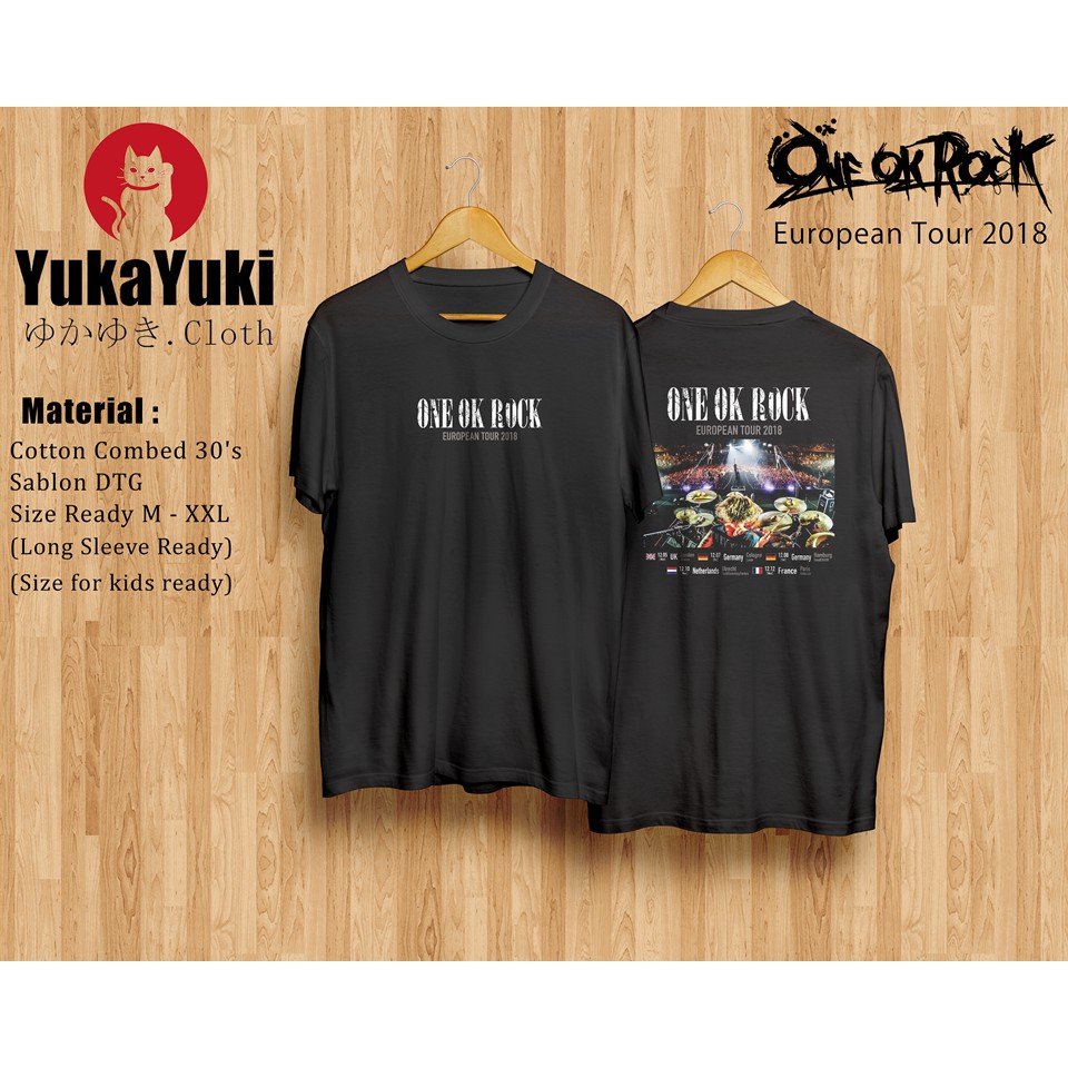 Kaos One Ok Rock - European Tour 2018