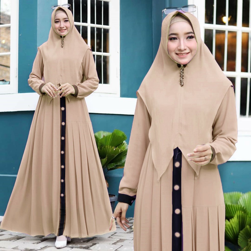 QUINNYSHOP-COD-US-SYARI WANITA TERBARU-GAMIS SAR I-BAJU SAR I-GAMIS KONDANGAN-GAMIS LEBARAN 2021