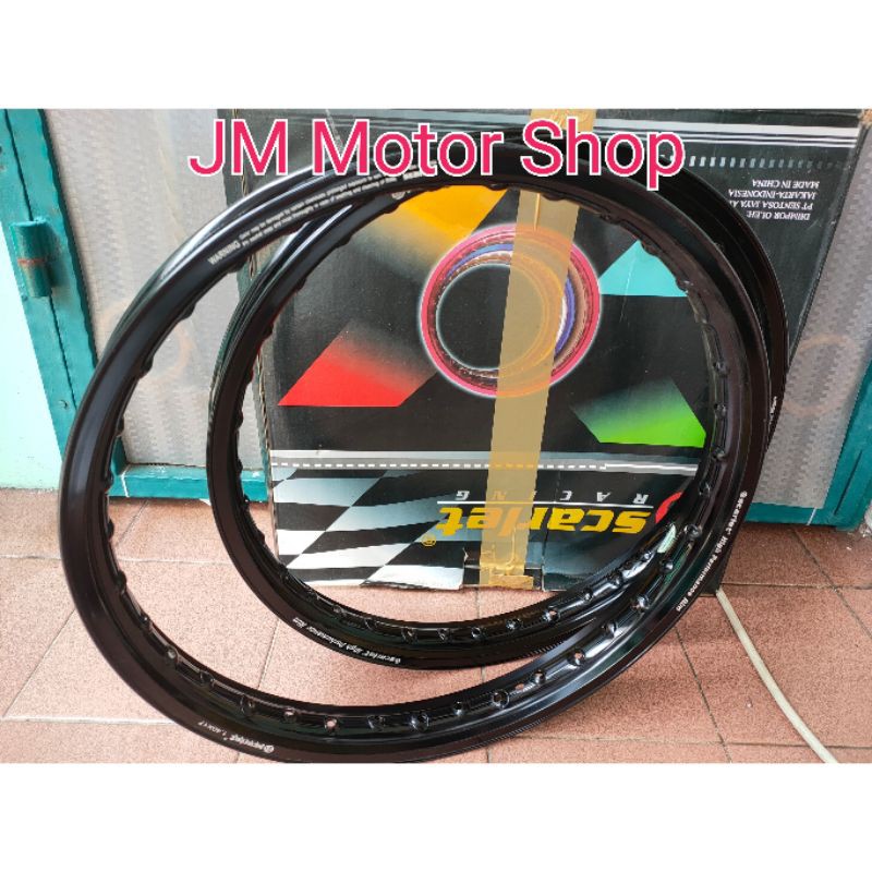 sepasang Velg ring17/140/140scarlet impor