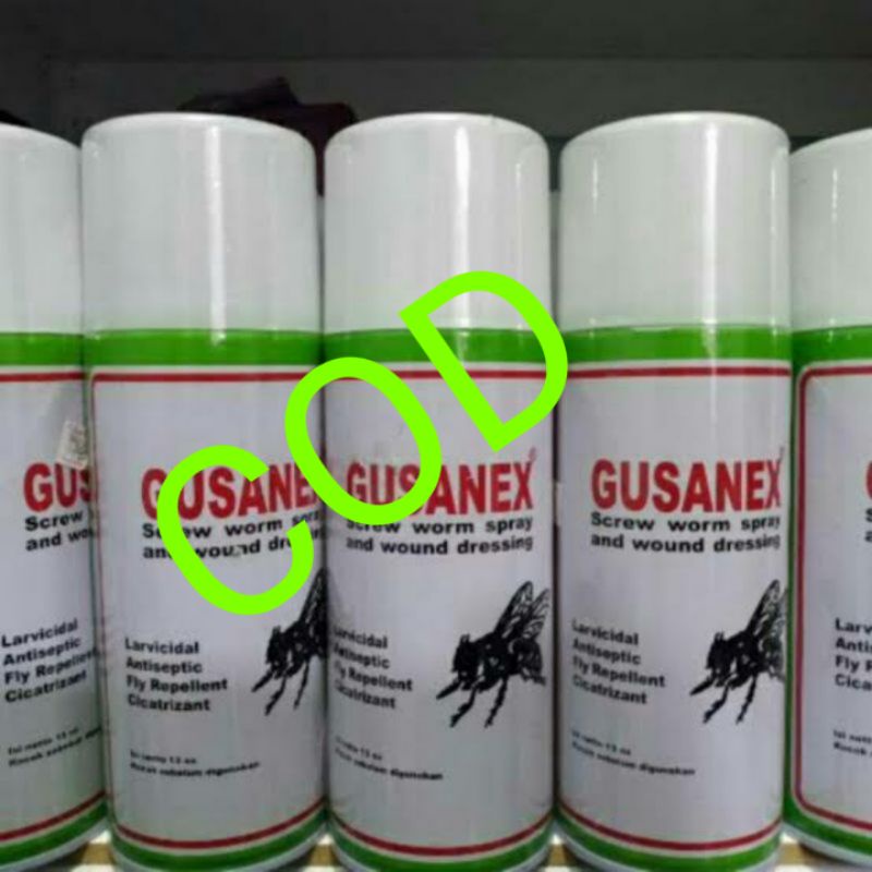obat hewan gusanex spray obat semprot anti lalat untuk luka hewan 100% asli original