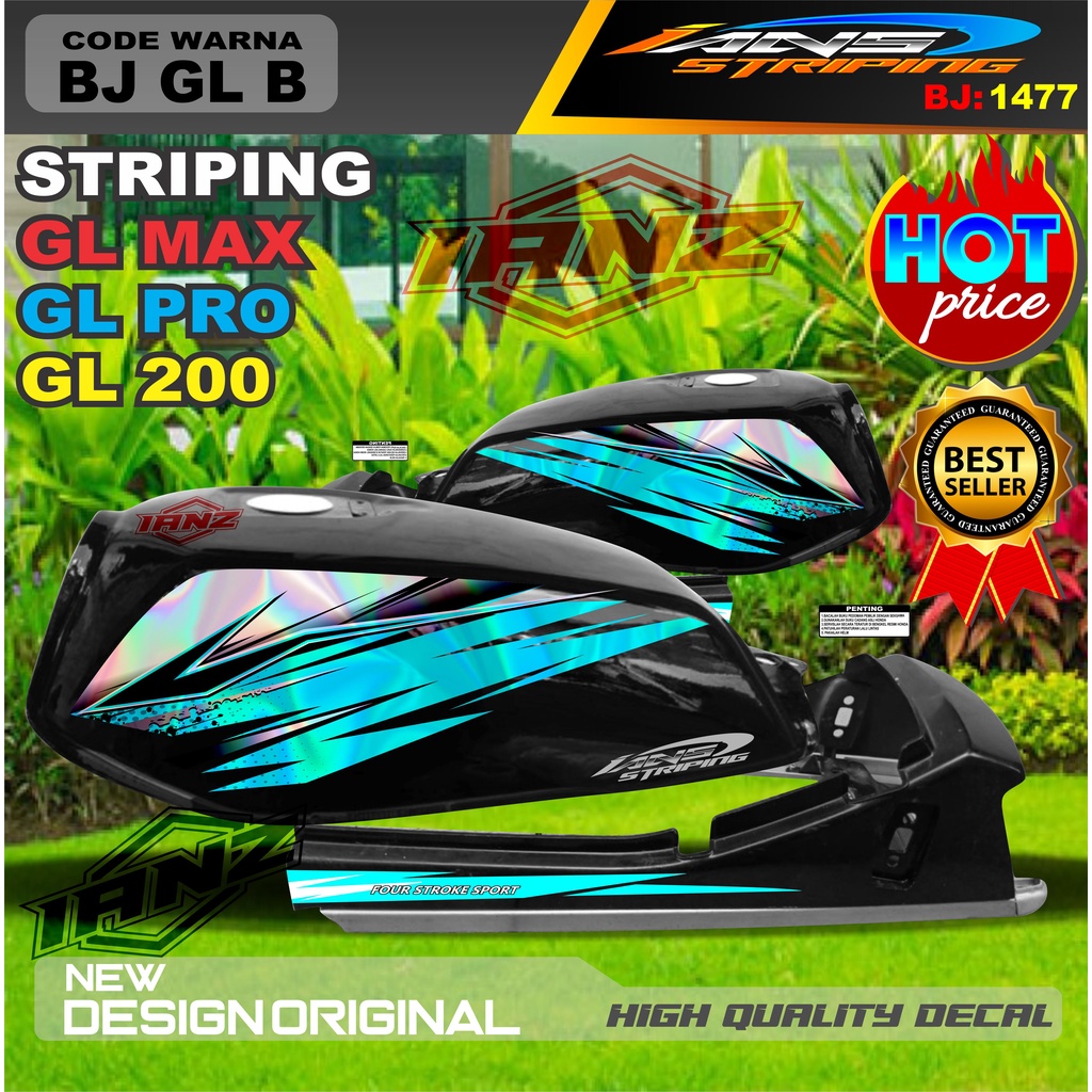 STIKER STRIPING GL 2000 HOLOGRAM / STRIPING GL PRO MAX VARIASI HOLOGRAM / STRIPING GL