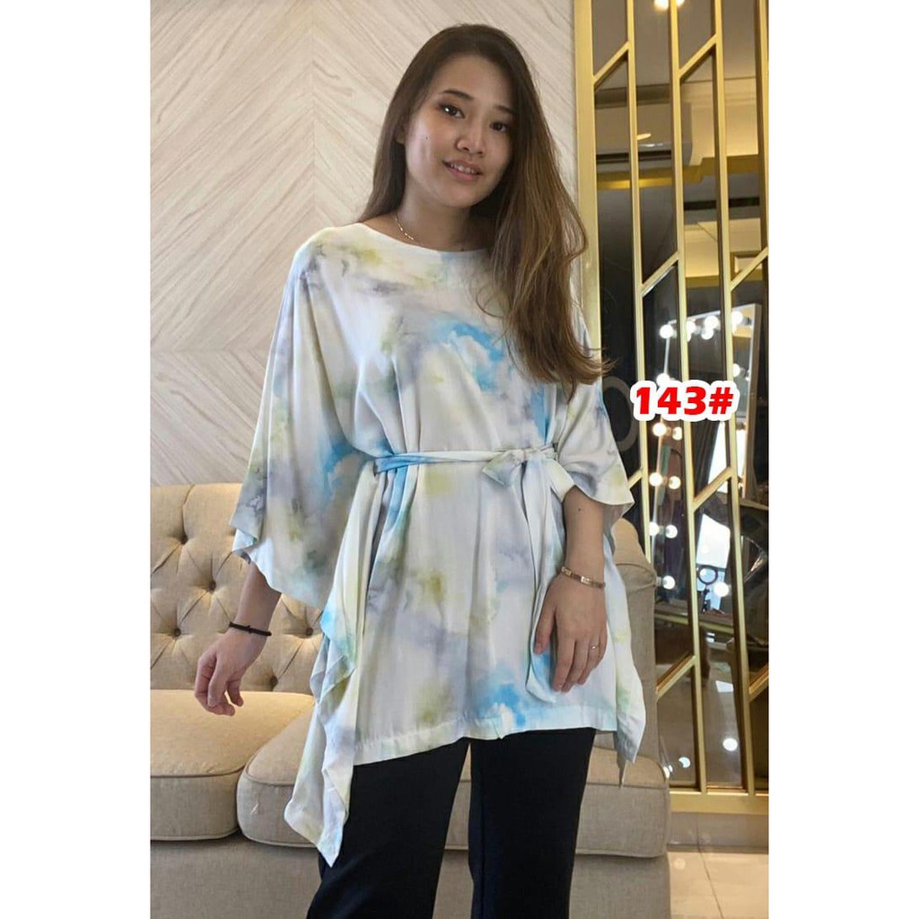 143# Atasan Rayon Abstrak/Atasan Tie Dye // Style Fashion Atasan Abstrak