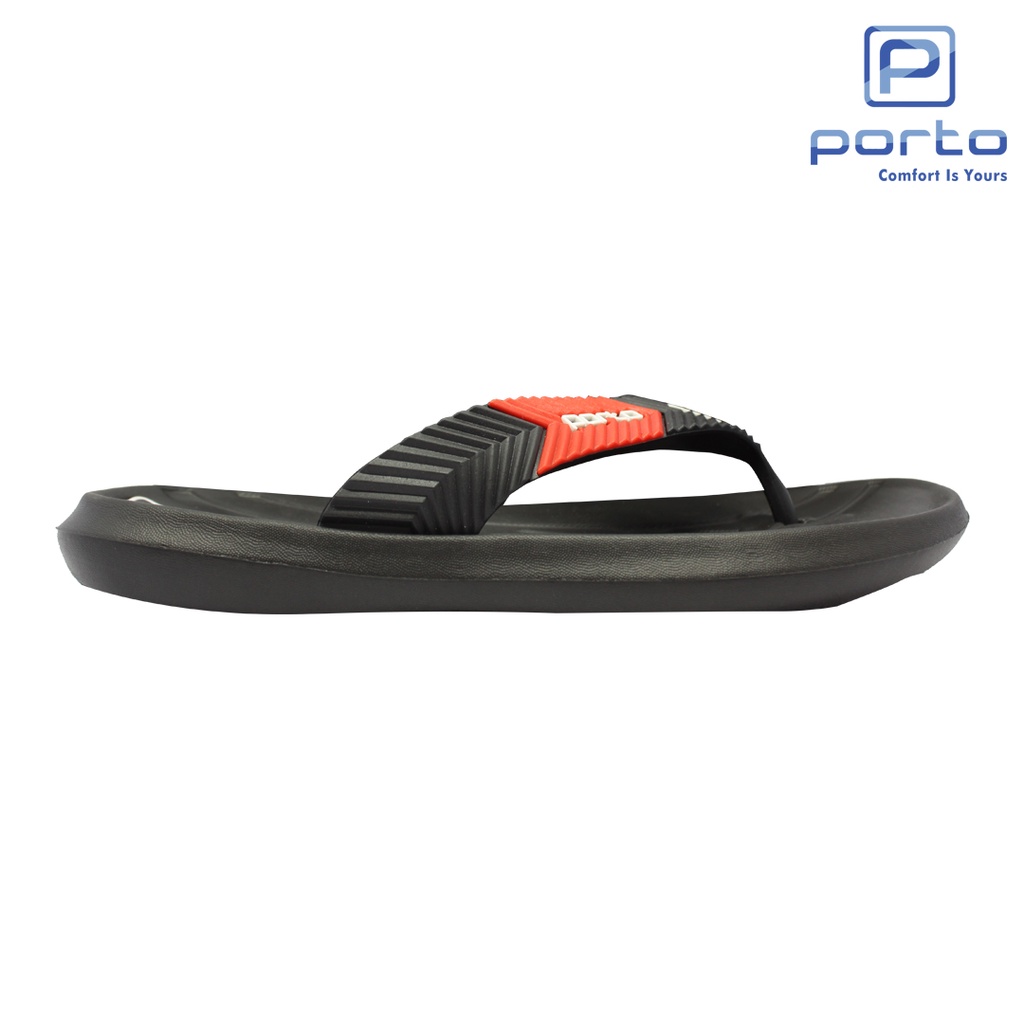 1020M - Porto Leveling Sandal Jepit Pria Casual Nyaman dan Berkualitas Bagus Keren Awet Man Original Porto