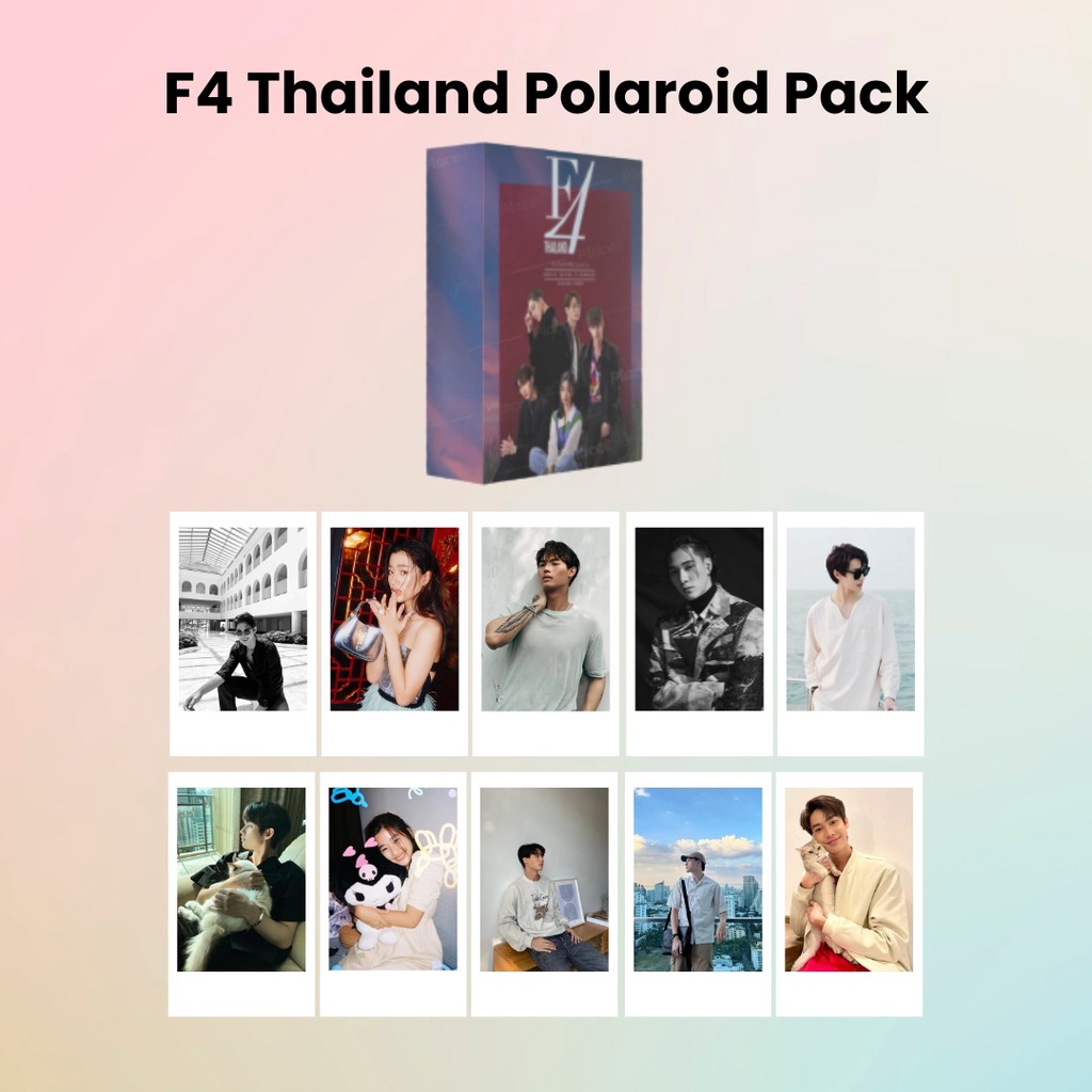Unofficial Polaroid Pack F4 Thailand Bright Dew Win Tu Nani Raikantopeni