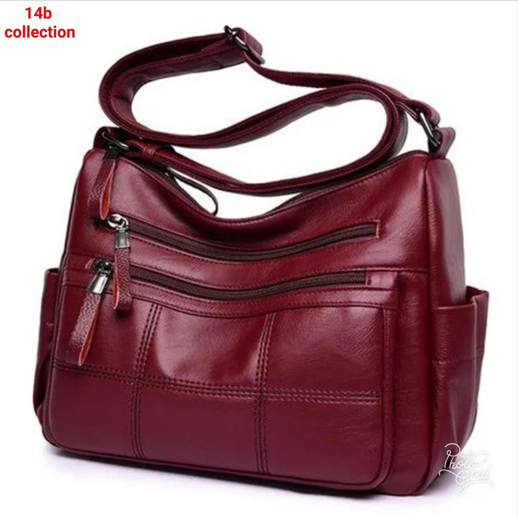 NIQABIS TAS SELEMPANG WANITA FOSELLI SLINGBAG CROSSBODY TAS SELENDANG CEWEK MURAH BAHAN KULIT