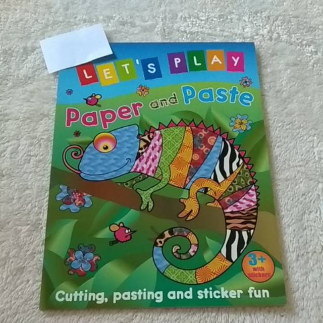 

Let's play paper and paste cutting pasting and sticker fun
