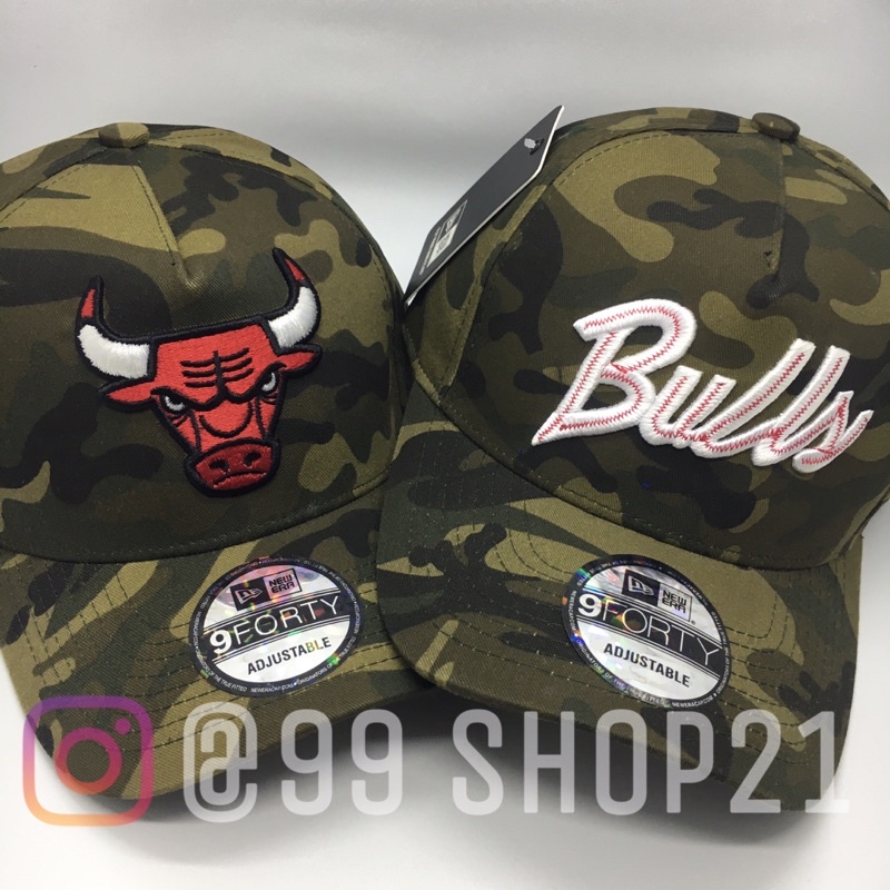 Topi Baseball Banteng Chicago Bulls Army Unisex