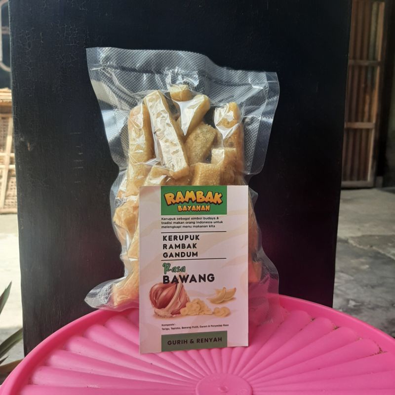 

Kerupuk Rambak Tapioka / Rambak Solo / Rambak Puli / Kerupuk Puli - Jari / Stik Renyah Gurih - matang 50 gr