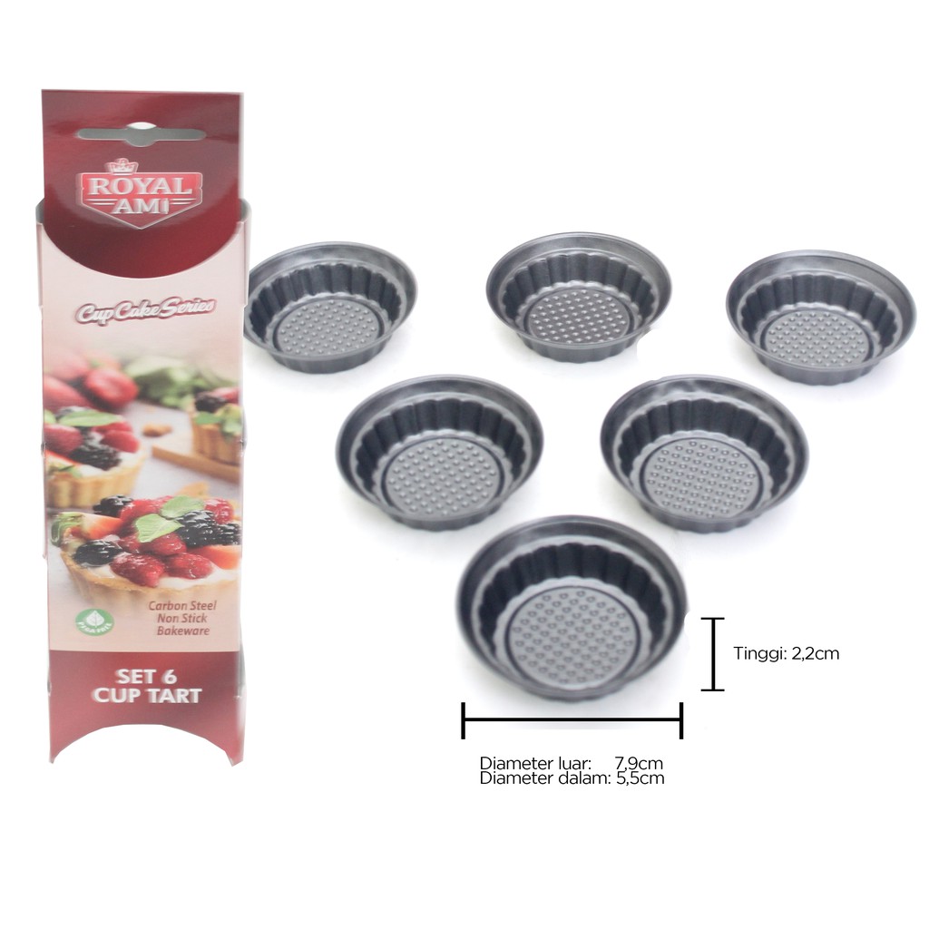 SET 6 CUP TART LOYANG MINI