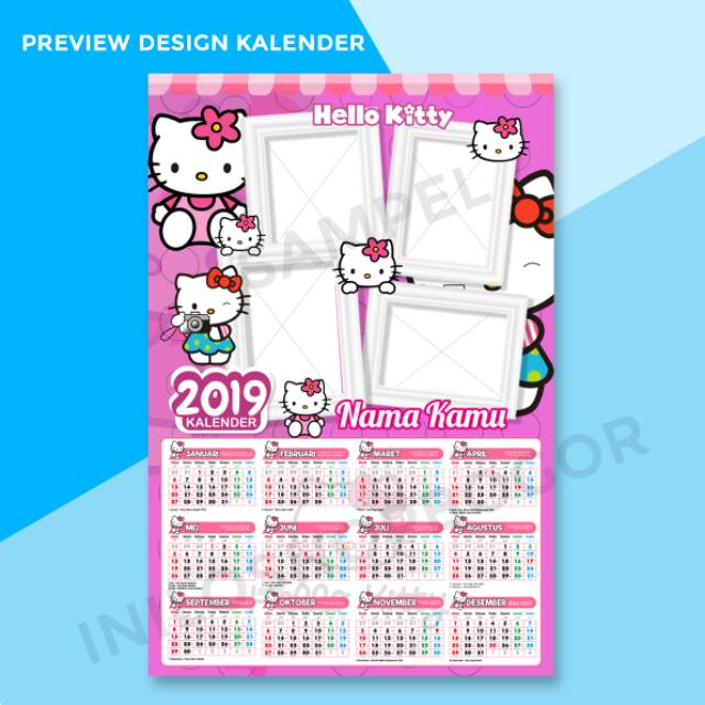 Kalender 2020 Custom Kalender Lucu