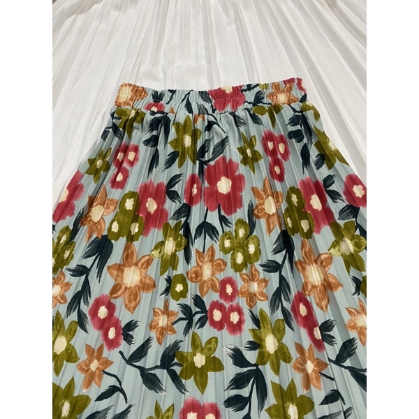 ROK PLISKET PREMIUM MOTIF FLORA TERBARU // ROK MOTIF FLORA // ROK PLISKET BUNGA FLORA // READY 8 WARNA