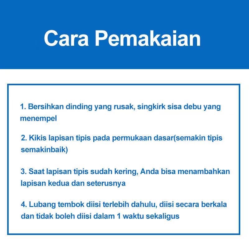 [OL] Alat Krim Penambal Lubang Dinding Cream Dempul Penambal Dinding Anti Air