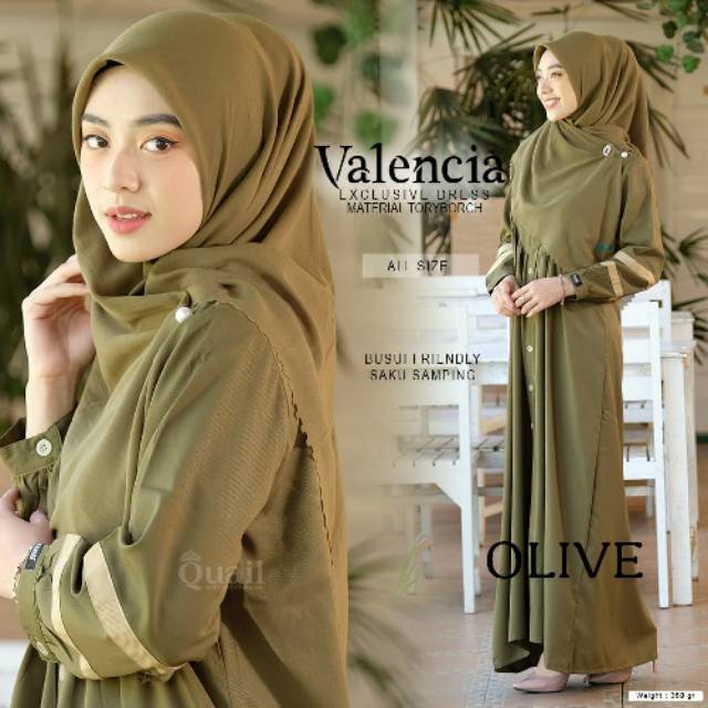 Valencia exclusive dress | Quail hijab