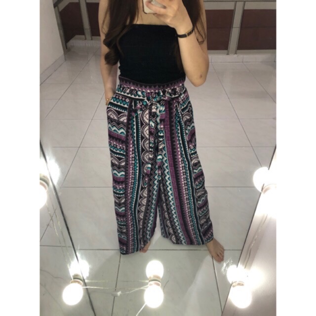 Celana Kulot Wanita Songket Cullote Pants REAL PICT Celana Kulot Wanita Songket Cullote Pants REAL PICT