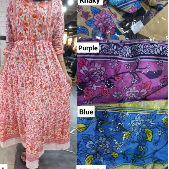 Baju gamis bangkok ld 102 extu