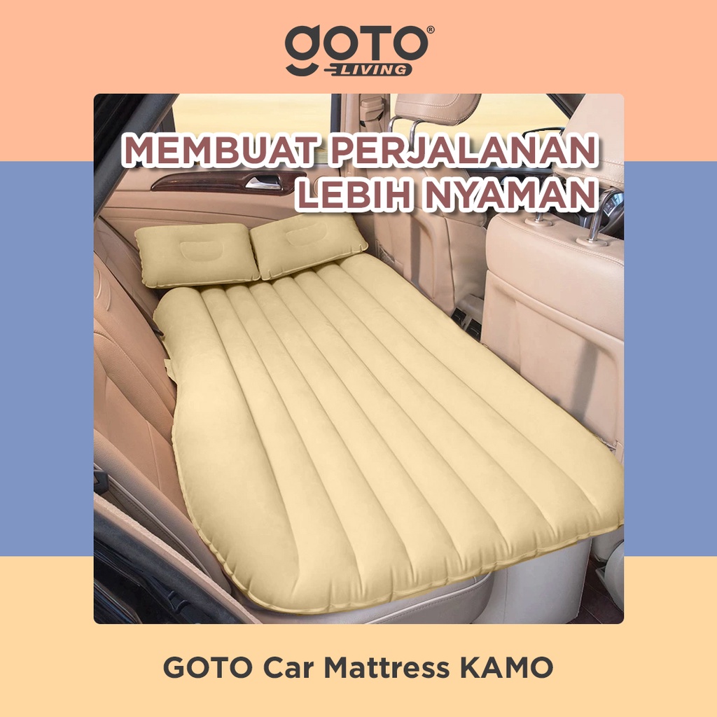 Goto Kamo Car Matress Kasur Angin Mobil Indoor Outdoor Dengan Pompa