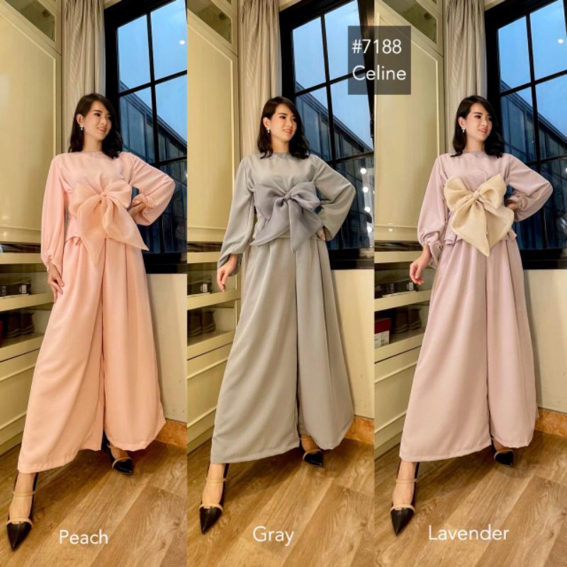 Setelan woolpeach import