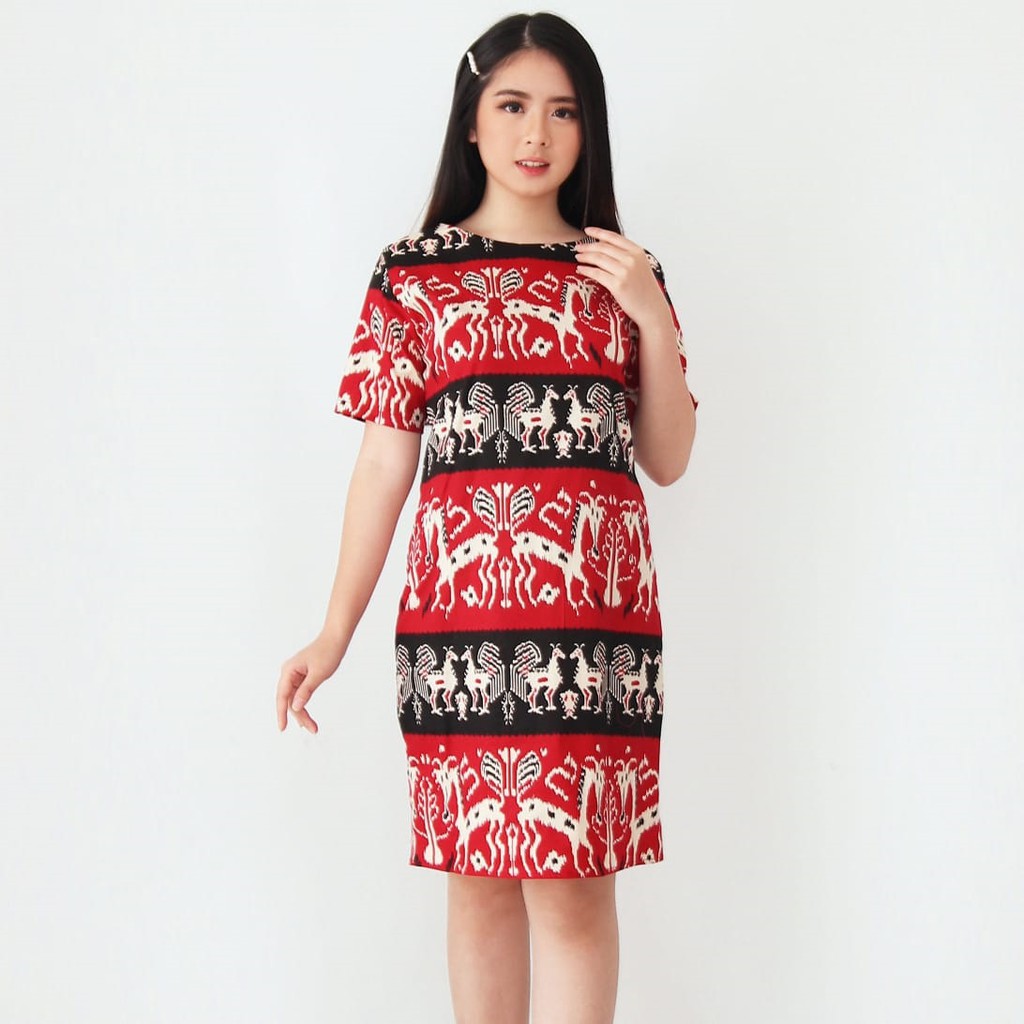 Baju Batik Wanita - Ceongsam Batik Wanita 038 MVP-Red HRS