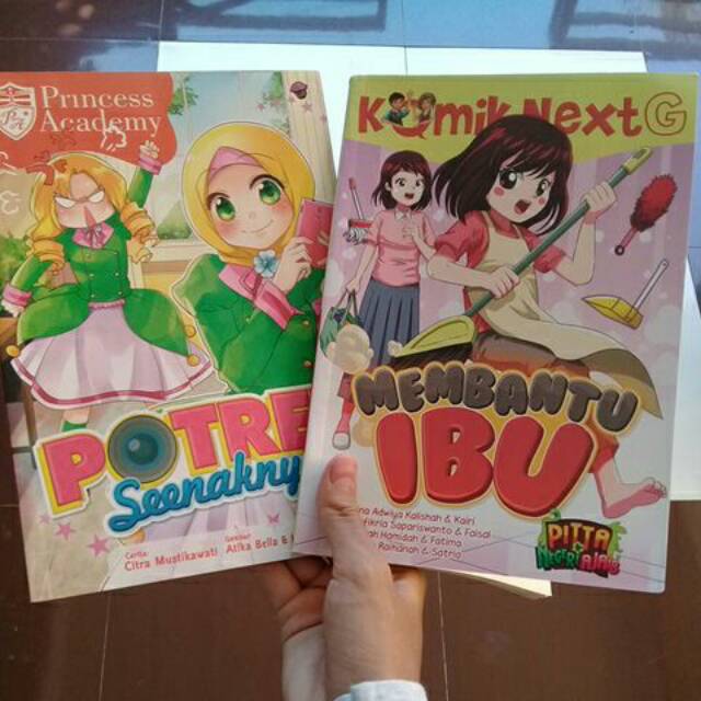 KOMIK KKPK Potret Sembarangan(princess academy),Membantu Ibu.