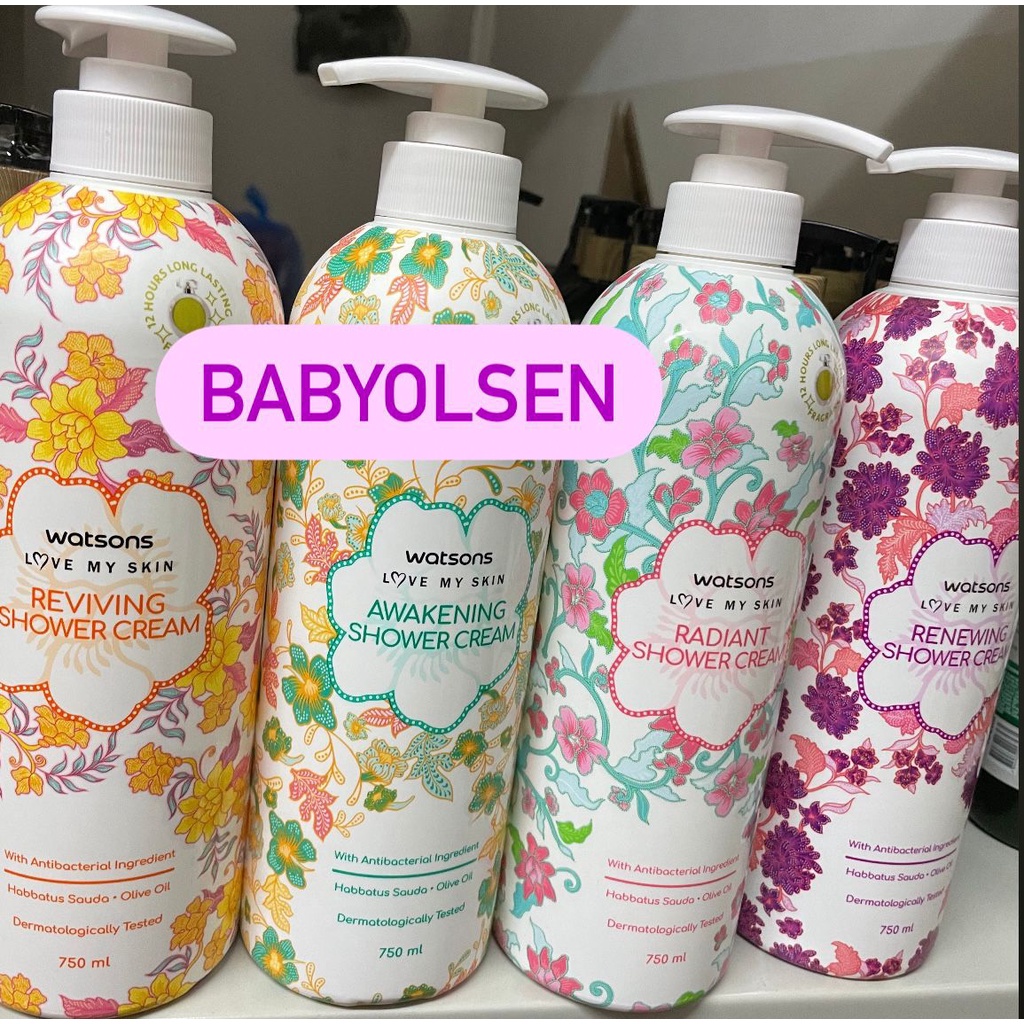 Jual WATSONS SHOWER CREAM 750 ML/SABUN MANDI WATSONS Shopee Indonesia