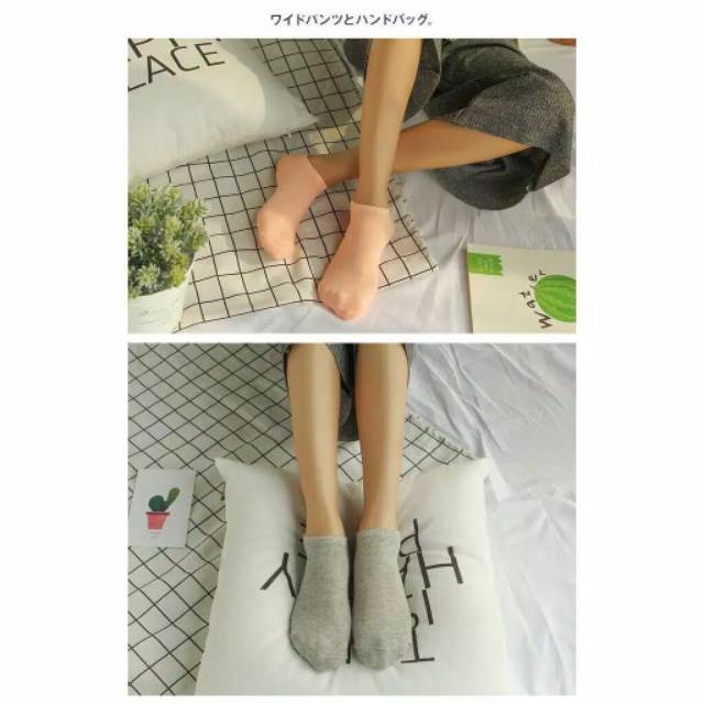 CC (KK01) Kaos kaki polos semata kaki bahan halus kualitas mantap