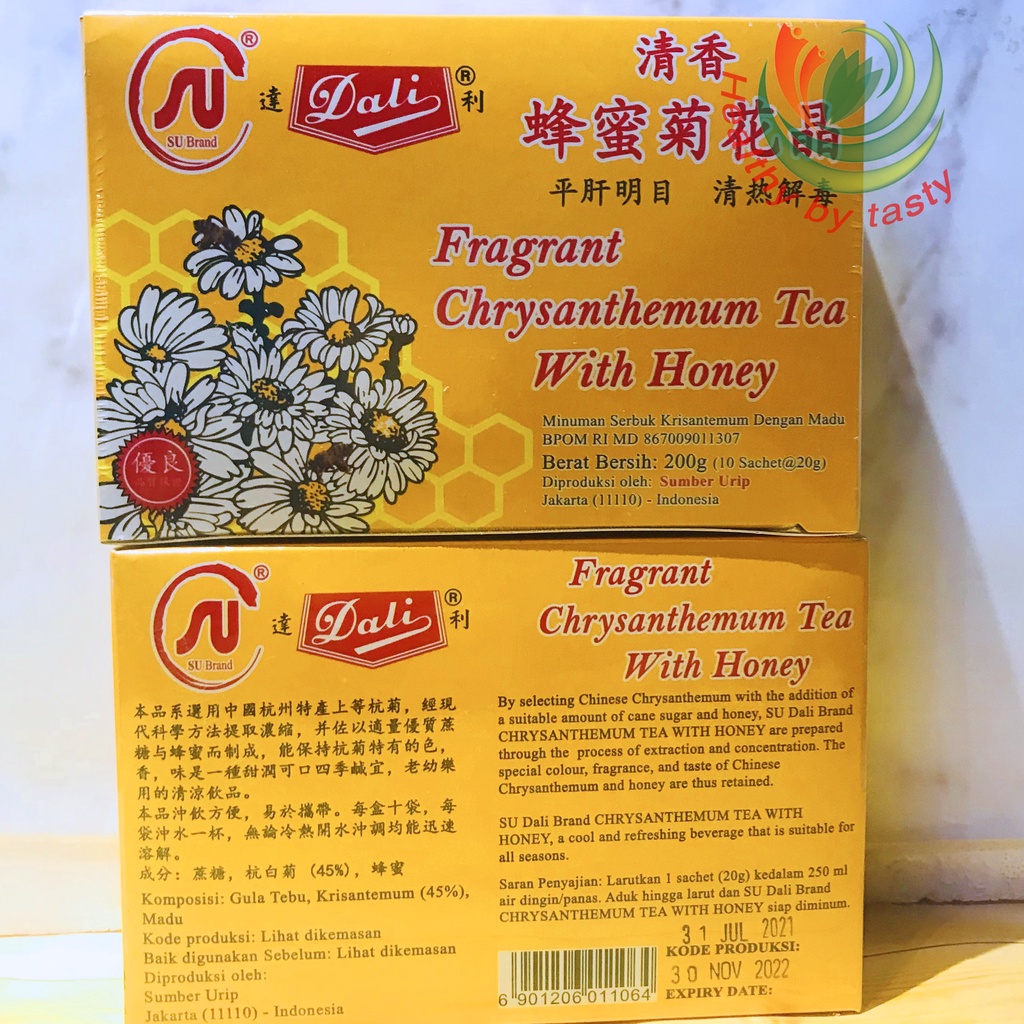 Chrysanthemum Tea Crystal DALI Teh Kembang Krisan SU Brand 200gr