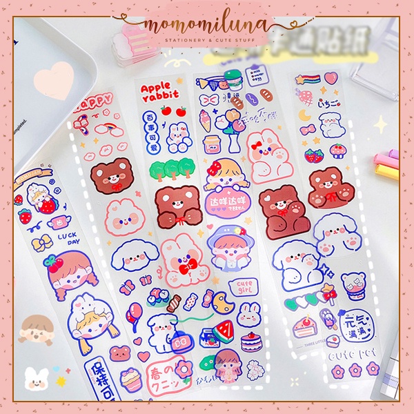 

Sticker Gambar Jumbo Doodle Planner Hias Diary Buku Bujo Bullet Journal Cute Lucu panjang 35 x 6 cm estetik MK1328