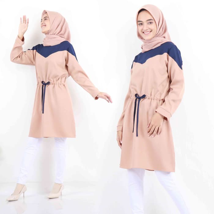 Tunik Atasan Wanita Baju Tunik Remaja Muslim Wanita Kekinian 2020 Murah Terbaru Polos Tunic Ayunda
