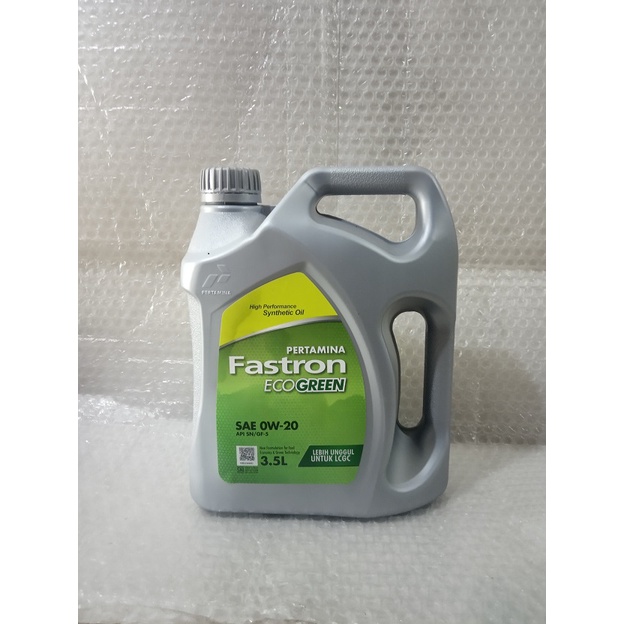 Oli Pertamina Fastron Eco Green Sae 0W-20 Api SN/GF-5 Asli Original