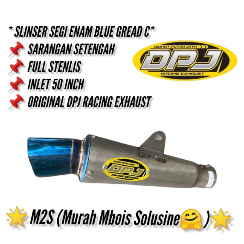 Silincer dpj original segi enam blue gread c