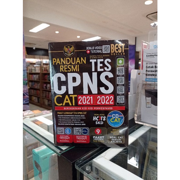 buku best score panduan resmi tes cpns cat 2021 2022 original gramedia