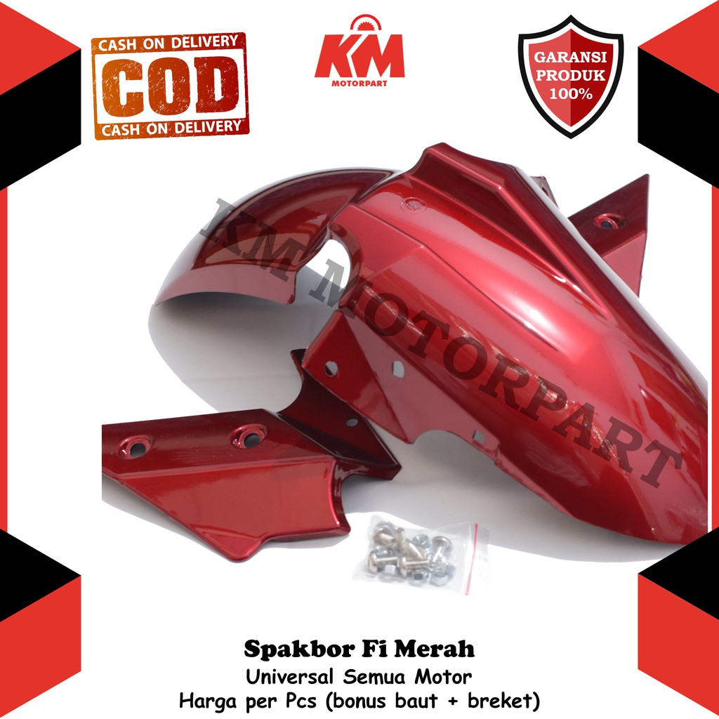 Spakbor Depan Transformer universal model Ninja Fi Mudguard Sudah bonus Baut dan Breket