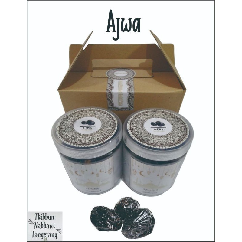 TERMURAH  Hampers Ramadan/Parcel Ramadan Kurma Ajwa Aswadan Madinah Premium