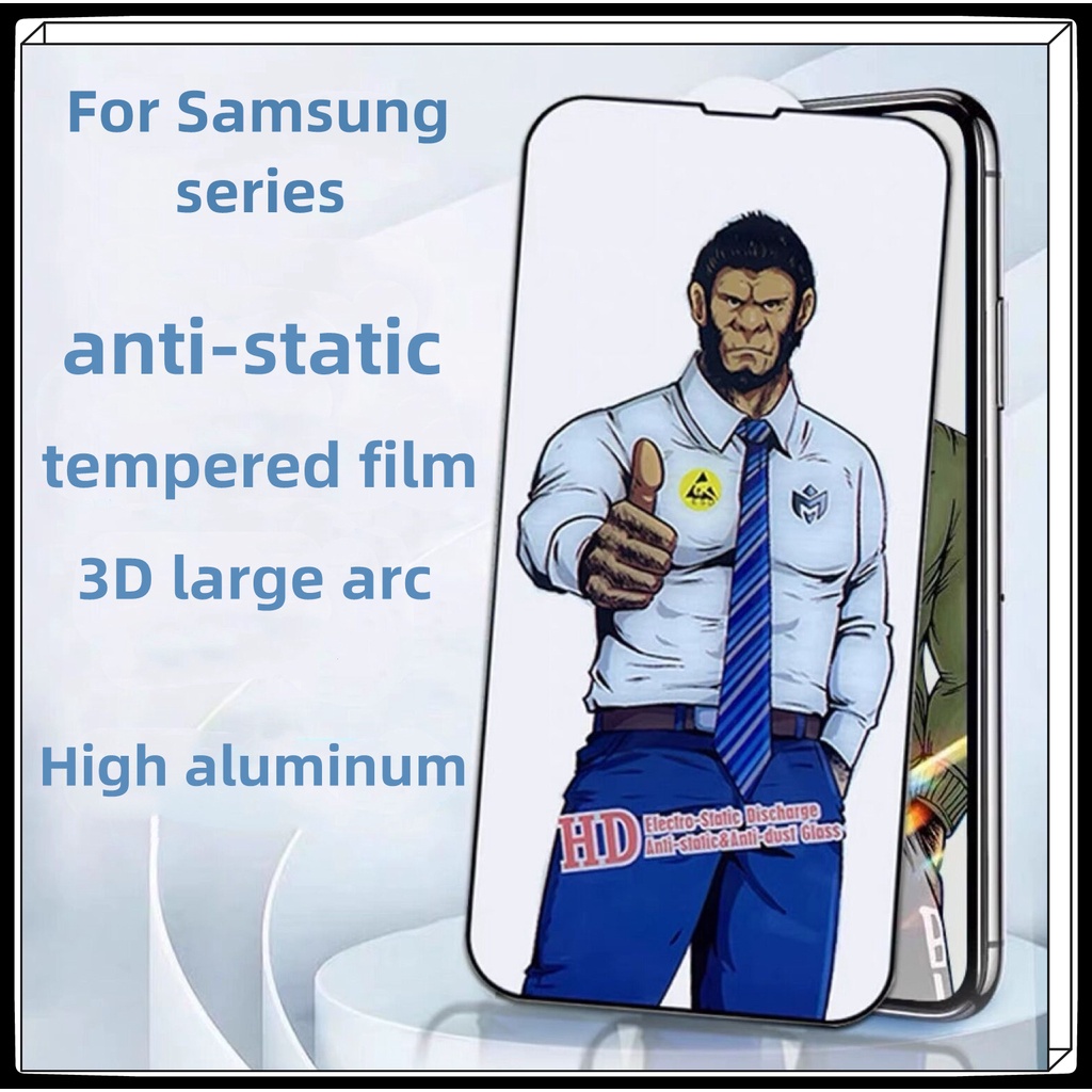 Tempered Glass Pelindung Layar Samsung A02 A03 A10 A20 A21 A22 A32 4G 5G A40 A50 S20FE S21FE Note 10 Lite M10 M31S M52G 5G