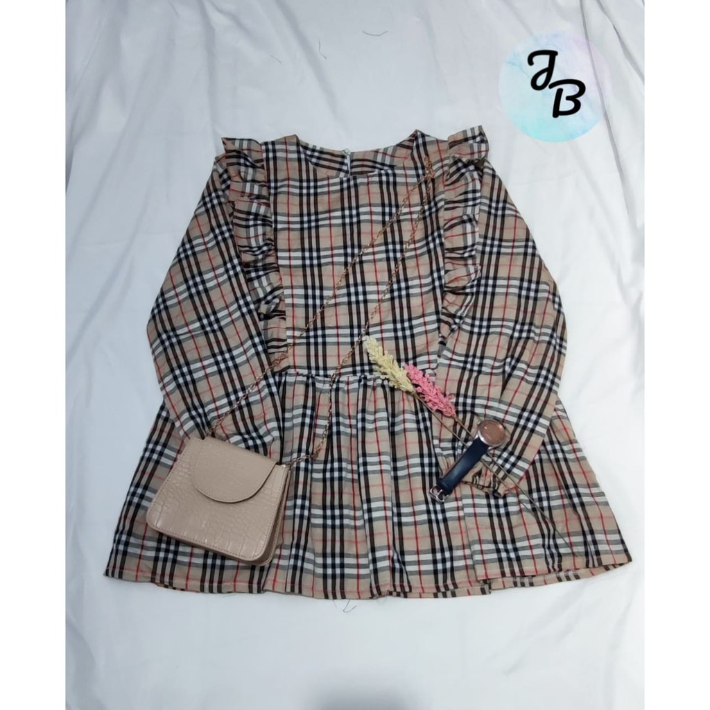 JB CIRELEA BLOUSE - BLOUSE MUTHIA / BLOUSE CIRELEA (LD 96 PJ 60)-Burberry Cream