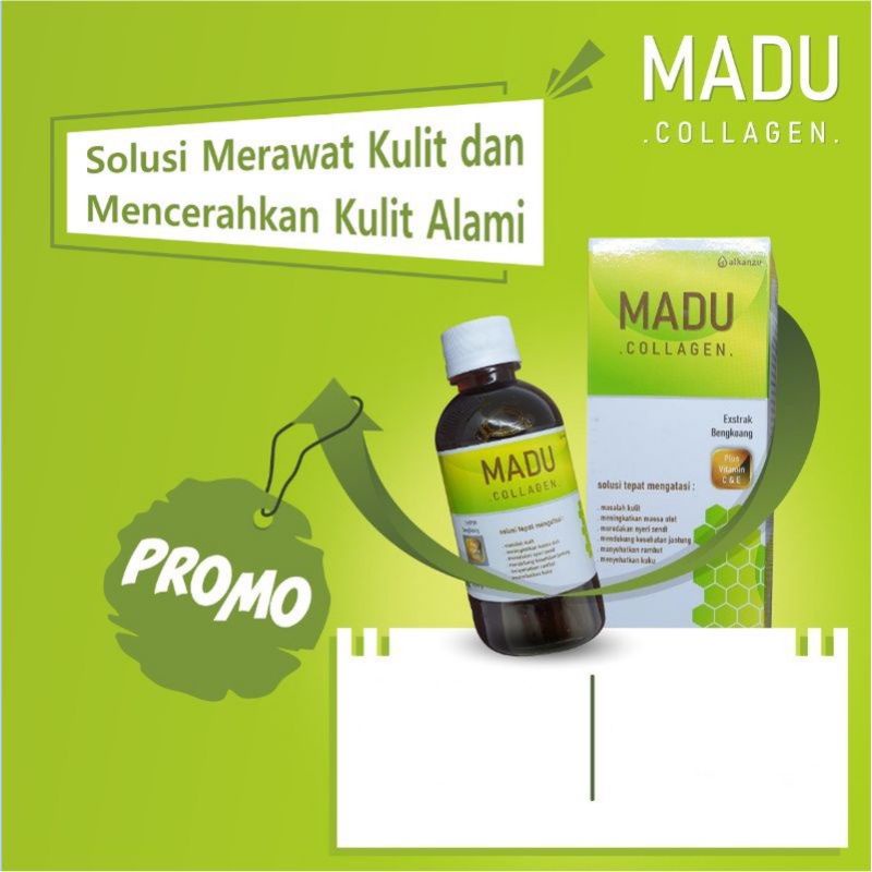 collagen drink pemutih badan madu collagen