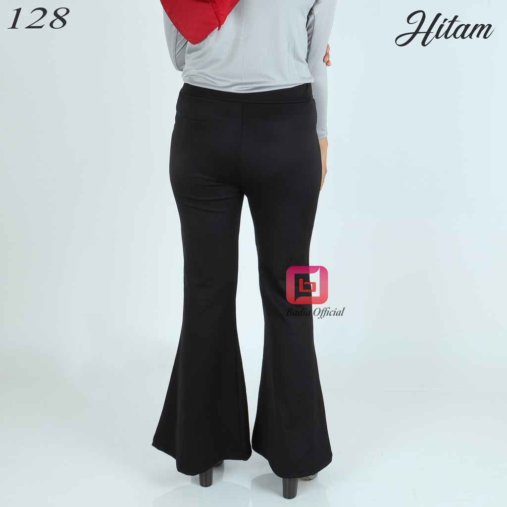 celana cutbray highwaist palazzo scuba shireen lingkar kaki lebar kembang tinggi wanita premium