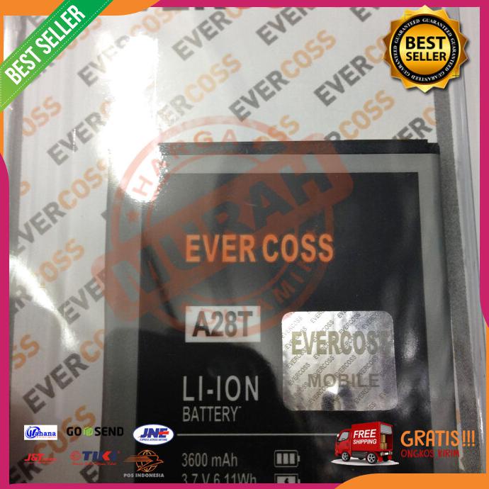 Acc Hp Baterai Evercoss A28T 3600Mah Original