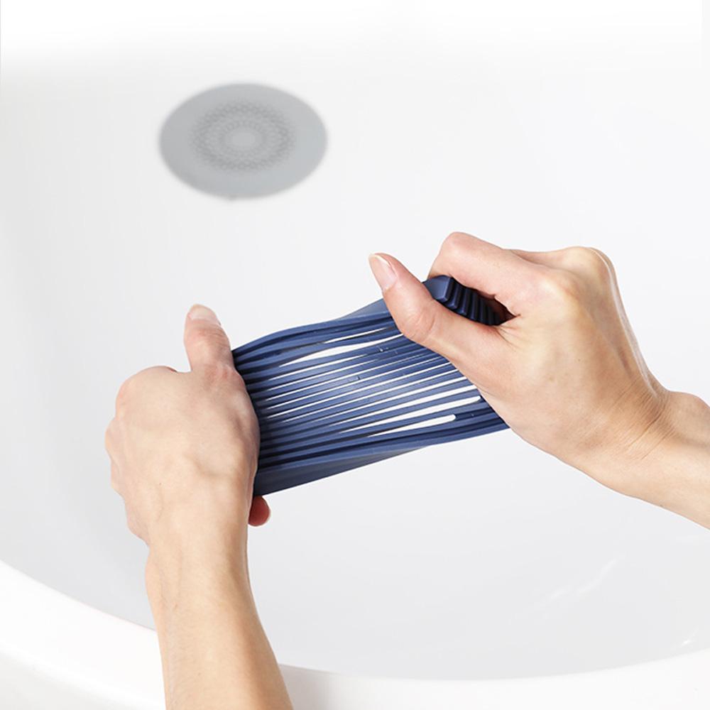 【 ELEGANT 】 Tempat Sabun Flexible Shower Tray Drain Rack Self Draining Rak Penyimpanan