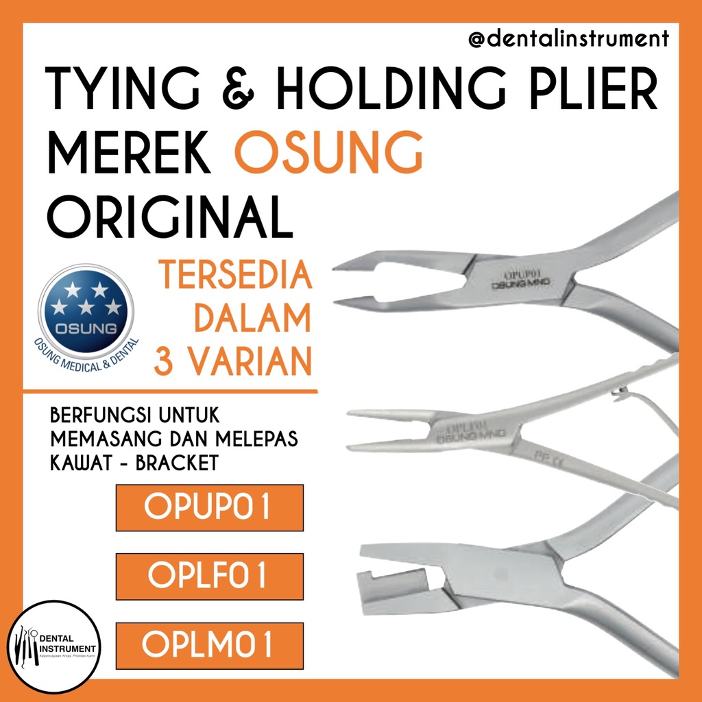 Tang Kawat Dental Orto Ortho Weingart Weingard Utility/ Ligature Forcep Mathieu Needle Holder / Form