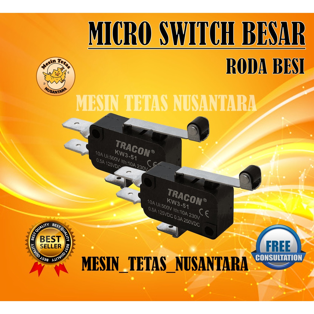 Micro Switch Besar Mesin Tetas Atau Pemutus Arus Listrik