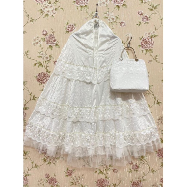 MUKENA DEWASA MURAH MEWAH CANTIK SUTRA PREMIUM RENDA ORI